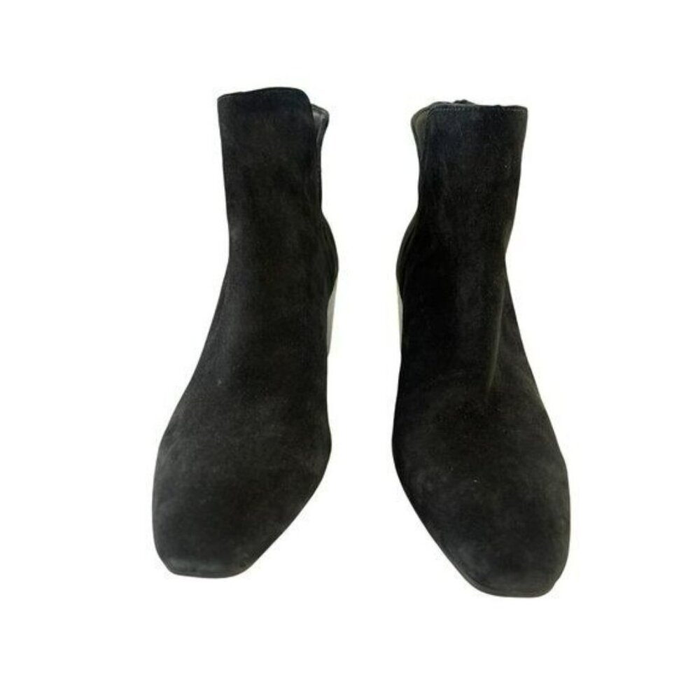 Blondo Stasia Black Suede Waterproof Ankle Boots Booties Winter Sz 8.5 NEW - Picture 2 of 6